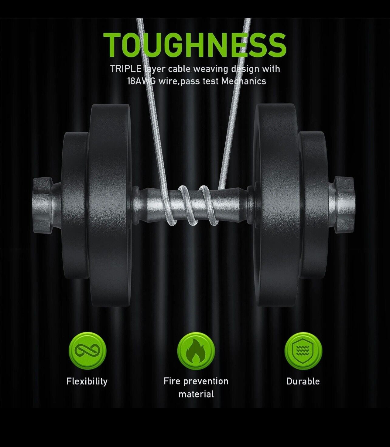 Grafikkarten PCIE Kabel 8 Pin zu 6+2 Pin Weiß 18AWG 30CM Modding-Kabel ASUS SYNC