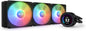 NZXT Kraken Elite 360 RGB - RL-KR36E-B1-360mm AIO CPU Wasserkühlung - 2,36" LCD Display 640x640-3x120mm Core Fans - EIN Breakoutkabel zur einfachen Installation - anpassbar durch NZXT CAM, Schwarz