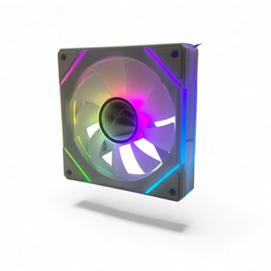 Lüfter ZS LJ-120 pro Weiß Hochleistung Gehäuselüfter PC Modding Zubehör ASUS MSI