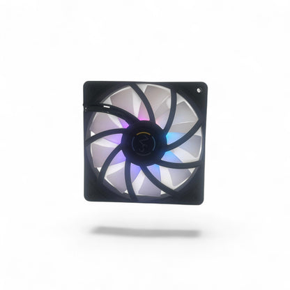 Lüfter ZS Record Schwarz Hochleistung Gehäuselüfter PC Modding Zubehör ASUS MSI