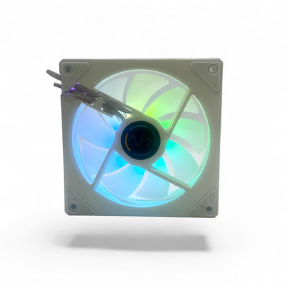 Lüfter ZS FQ-001 Weiß Hochleistung Gehäuselüfter für PC Modding Zubehör ASUS MSI