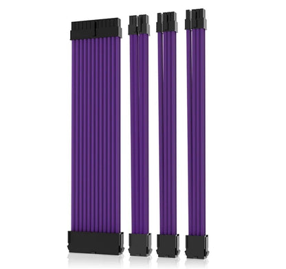 PC Kabel Set Lila 4er Modding Kabel mit ATX IDE Gaming-PC ASUS MSI AORUS ARGB