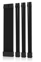 PC Kabel Set Schwarz 4er Moding Kabel mit  ATX IDE Gaming PC ASUS MSI AORUS ARGB