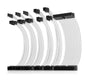 PC Kabel Weiß 6er Set Double CPU Modding Kabel ATX IDE Gaming PC ASUS SYNC