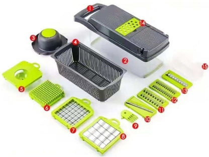 Tupperware Multifunktionaler Gemüseschneider 12-in-1  All-in-One Küchenhelfer