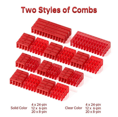 PC Kabel Set Rot 6er Modding Kabel mit ATX IDE Gaming PC ASUS MSI AORUS ARGB