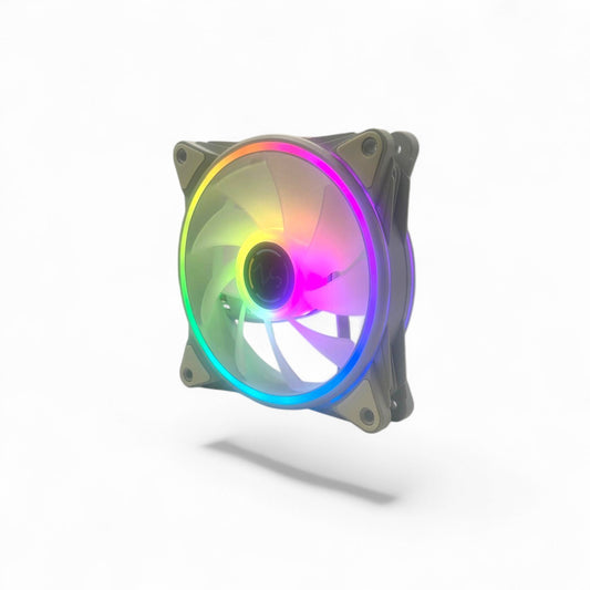 Lüfter Weiß ARGB Gehäuselüfter für PC RGB Modding Zubehör ASUS MSI SYNC