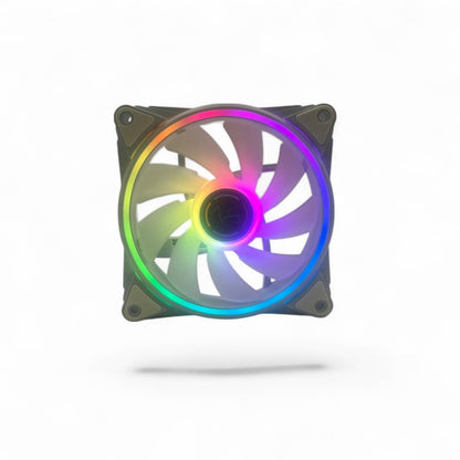 Lüfter Weiß ARGB Gehäuselüfter für PC RGB Modding Zubehör ASUS MSI SYNC