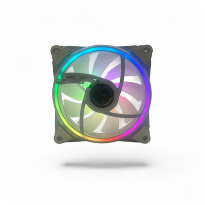 Lüfter Weiß ARGB Gehäuselüfter für PC RGB Modding Zubehör ASUS MSI SYNC