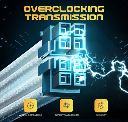 Grafikkarten PCIE Kabel 8 Pin zu 6+2 Pin Schwarz Grau 18AWG Kabel mit Hülse ASUS