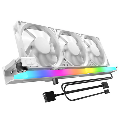 Grafikkarten Kühler Weiß ARGB RGB Zubehör PC-Modding ASUS MSI AORUS SYNC PC
