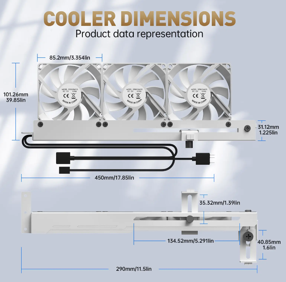 Grafikkarten Kühler Schwarz ARGB RGB Zubehör PC-Modding ASUS MSI AORUS SYNC PC