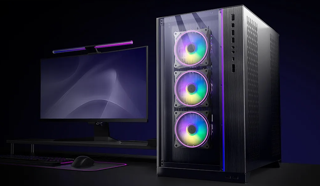 Lüfter Schwarz ARGB mit Controller Gehäuselüfter für PC Modding Zubehör ASUS MSI