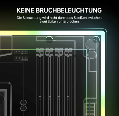 Mainboard RGB Lichtleiste X-M-ATX Zubehör Modding Beleuchtung für PC ASUS SYNC