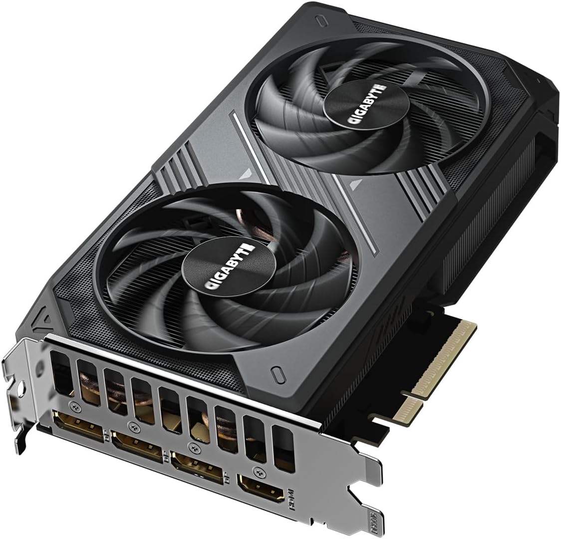 Gigabyte GeForce RTX 5060 WINDFORCE OC 8G Grafikkarte - 8GB GDDR7, 128bit, PCI-E 5.0, 2512 MHz Kerntakt, 3 x DisplayPort, 1 x HDMI, GV-N5060WF2OC-8GD