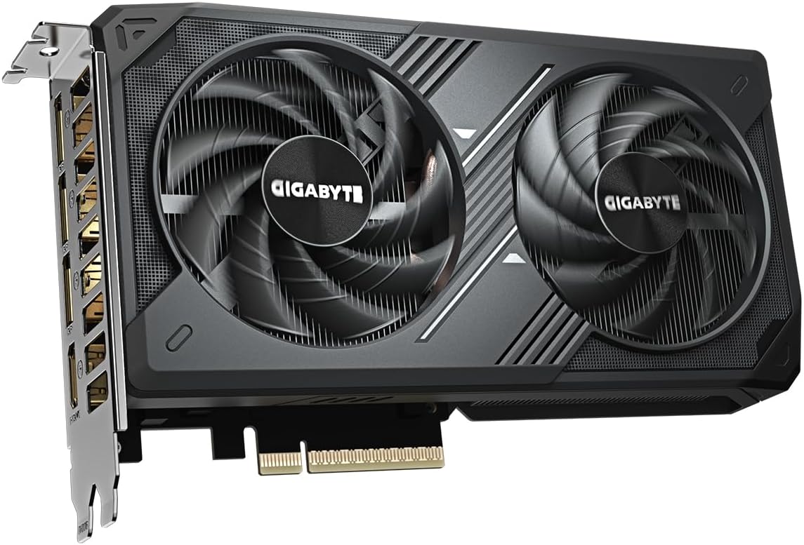 Gigabyte GeForce RTX 5060 WINDFORCE OC 8G Grafikkarte - 8GB GDDR7, 128bit, PCI-E 5.0, 2512 MHz Kerntakt, 3 x DisplayPort, 1 x HDMI, GV-N5060WF2OC-8GD