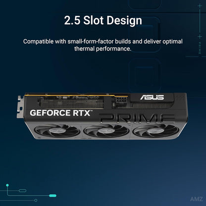ASUS Prime GeForce RTX 5060 8GB GDDR7 OC Edition Gaming Grafikkarte (Nvidia GeForce RTX5060 DLSS 4, 2,5-Slot Design, PCIe 5.0, 3X DisplayPort 2.1b, 1x HDMI 2.1b, PRIME-RTX5060-O8G)