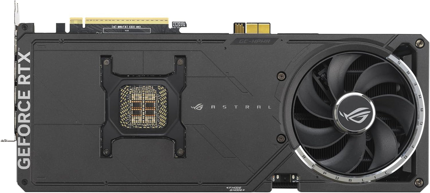 ASUS ROG Astral GeForce RTX 5090 32GB OC Edition GDDR7 BTF Quad-Fan Gaming Grafikkarte (Nvidia Blackwell FP4 & DLSS 4, GC-HPWR Adapter Standard- & BTF-Mainboards, ROG-ASTRAL-RTX5090-O32G-BTF-GAMING)