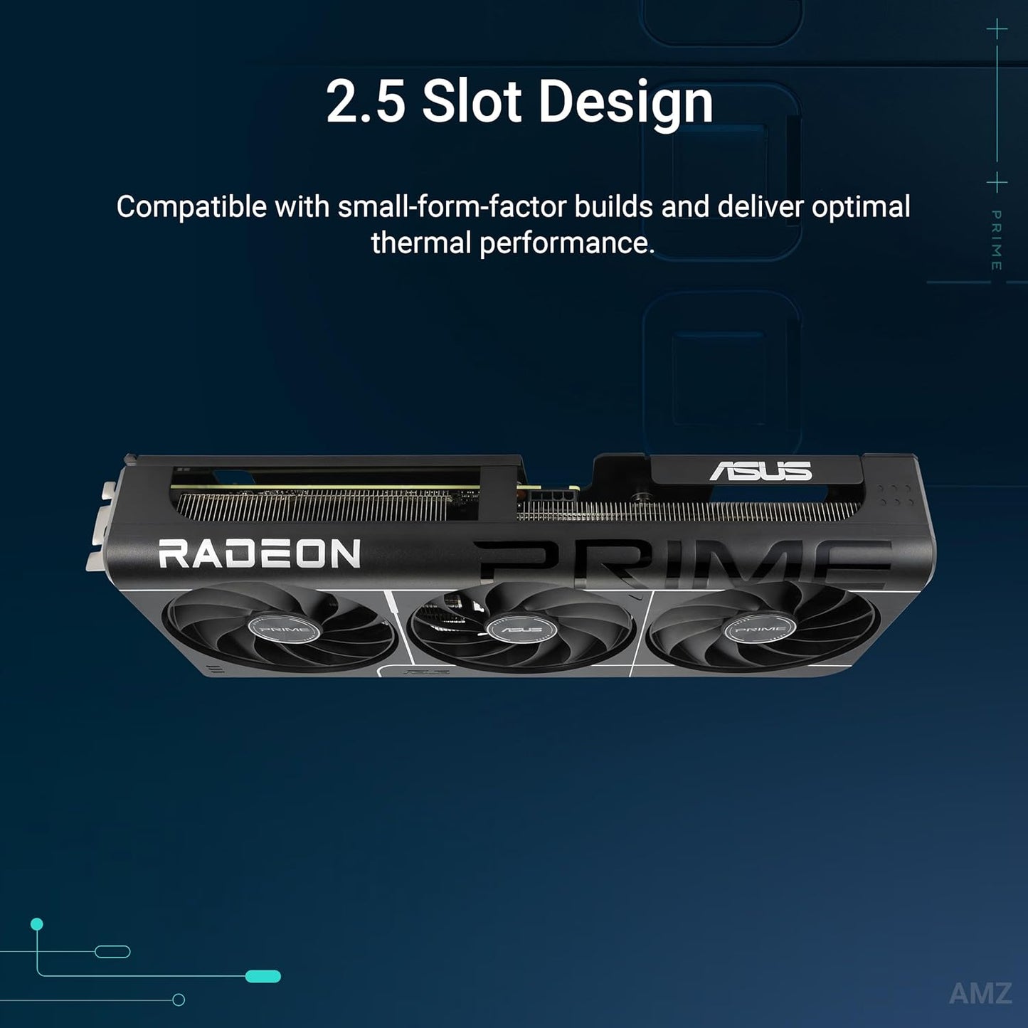 ASUS Prime Radeon RX 9060 XT OC Edition 8GB GDDR6 Gaming Grafikkarte (AMD Radeon RX9060XT, AMD RDNA 4 Architektur, PCIe 5.0, 1x HMDI 2.1b, 2X DisplayPort 2.1a, PRIME-RX9060XT-O8G)