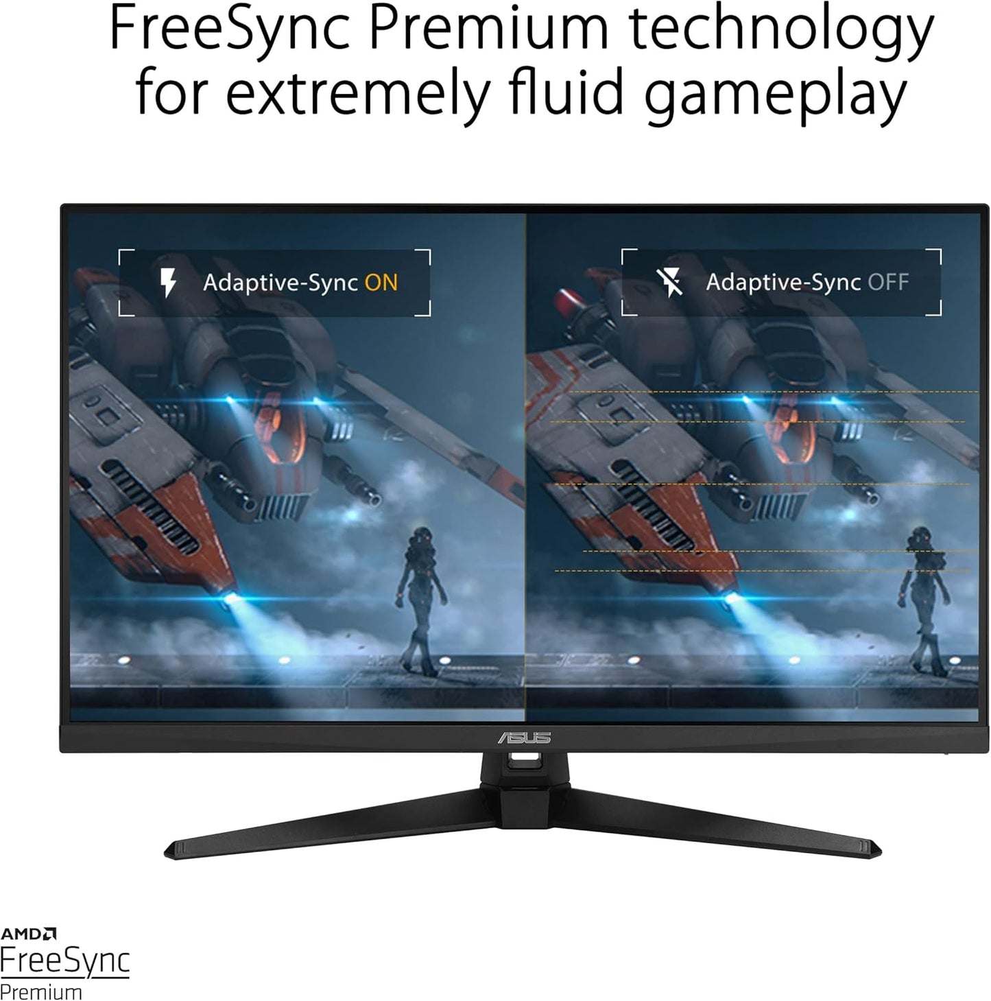 ASUS TUF Gaming VG32AQA1A- 31,5 Zoll WQHD Monitor - 170 Hz, 1ms GtG, FreeSync Premium & G-Sync kompatibel, DisplayHDR 400 - Fast IPS Panel, 16 9, 2560x1440, DP, HDMI, USB, ergonomisch, Speaker