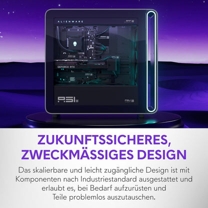 Alienware Area-51 Gaming Desktop - Intel Core Ultra 9 Series 2, Nvidia GeForce RTX 5090, 64GB RAM, 4TB SSD, Liquid-Cooled CPU, Windows 11 Home, AlienFX - Lunar Silver