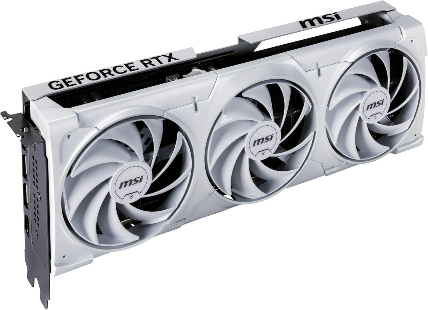 MSI GeForce RTX 5080 16G Ventus 3X OC White — 16GB GDDR7 (30Gbps/256-bit), PCIe 5, Boost: 2640 MHz, HDMI 2.1b, DisplayPort 2.1b