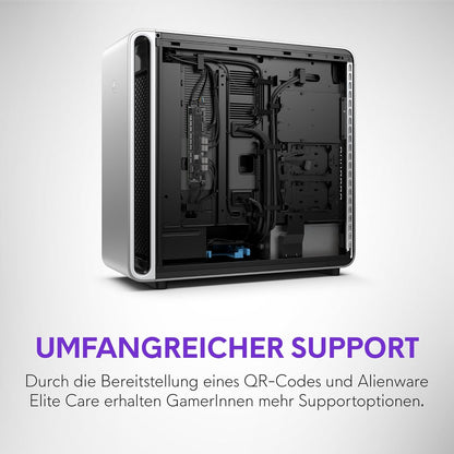 Alienware Area-51 Gaming Desktop - Intel Core Ultra 9 Series 2, Nvidia GeForce RTX 5090, 64GB RAM, 4TB SSD, Liquid-Cooled CPU, Windows 11 Home, AlienFX - Lunar Silver