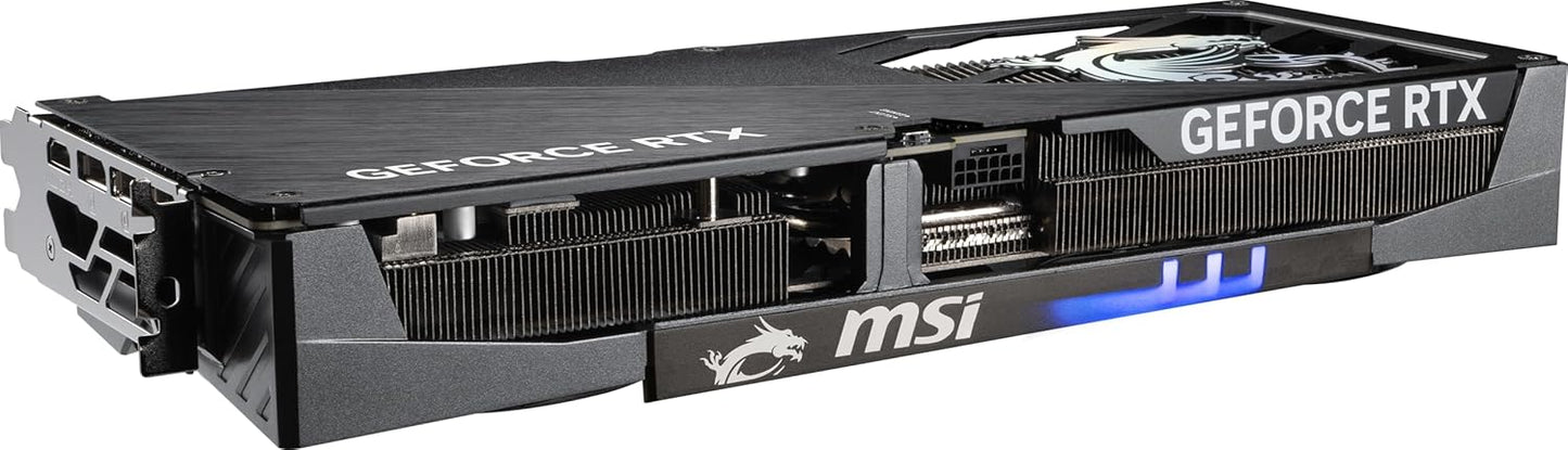 MSI GeForce RTX 5080 16G Gaming Trio OC — 16GB GDDR7 (30Gbps/256-bit), PCIe 5, Boost: 2745 MHz, HDMI 2.1b, DisplayPort 2.1b
