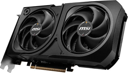 MSI GeForce RTX 5060 Ti 16G Shadow 2X OC Plus - 16GB GDDR7 (28Gbps/128-bit), PCIe 5, Boost: 2602 MHz, HDMI 2.1b, DisplayPort 2.1b, Metall Rückplatte