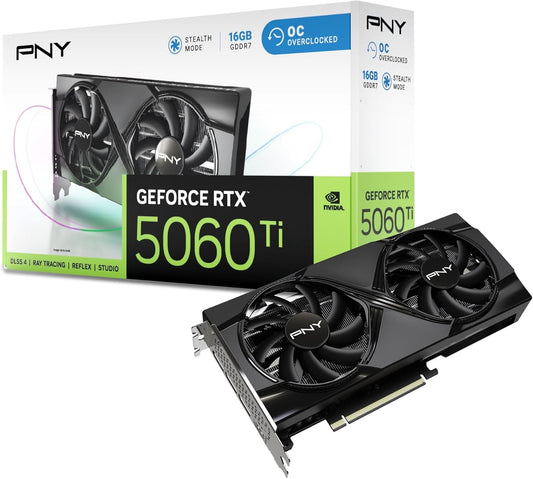 PNY GeForce RTX 5060 Ti 16GB OC Dual Fan