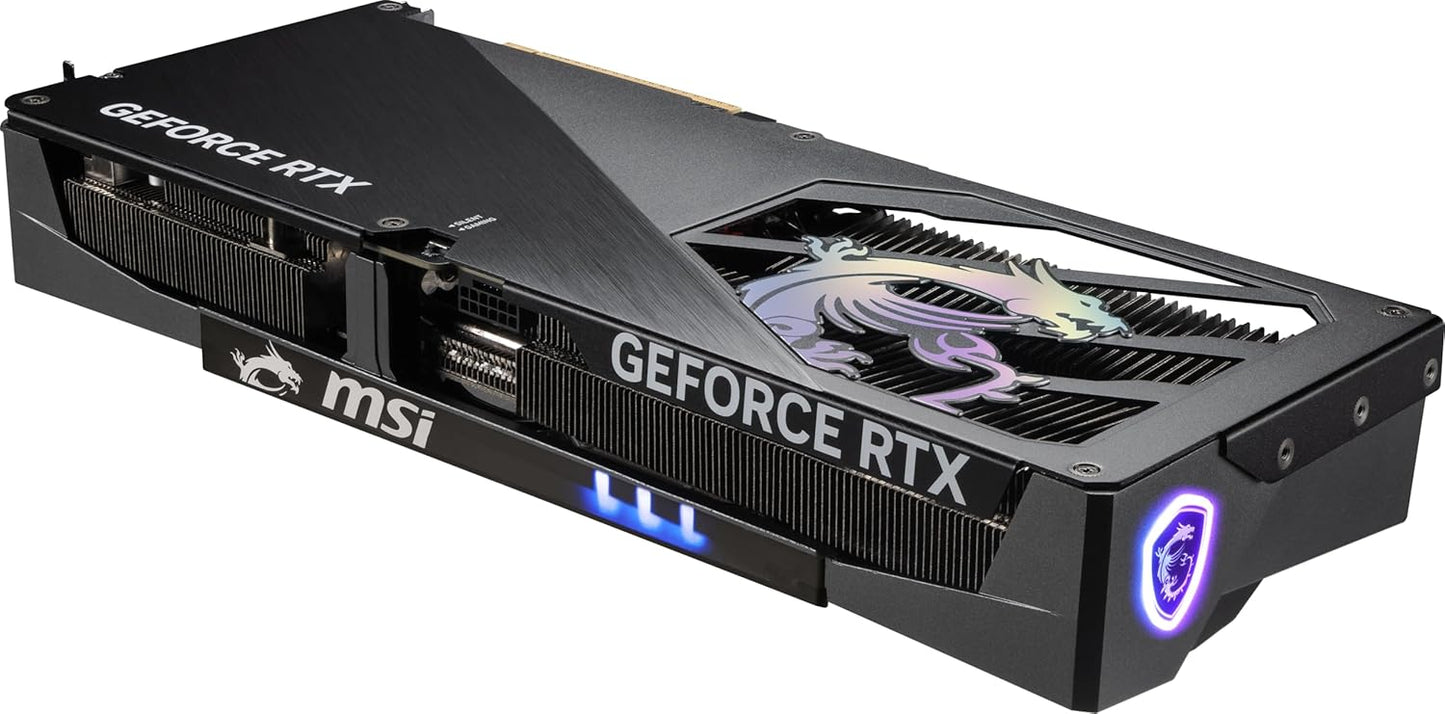 MSI GeForce RTX 5080 16G Gaming Trio OC — 16GB GDDR7 (30Gbps/256-bit), PCIe 5, Boost: 2745 MHz, HDMI 2.1b, DisplayPort 2.1b