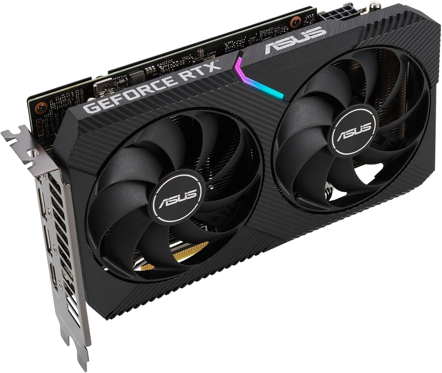 ASUS GeForce Dual RTX 3060 12GB V2 OC Edition Gaming Grafikkarte (GDDR6 Speicher, PCIe 4.0, 1x HDMI 2.1, 3x DisplayPort 1.4a, DUAL-RTX3060-O12G-V2)