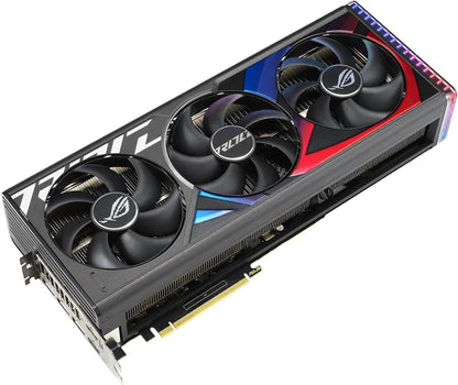 ASUS ROG Strix GeForce RTX 4090 24GB Gaming Grafikkarte (DLSS 3, PCIe 4.0, 24GB GDDR6X, HDMI 2.1a, DisplayPort 1.4a, ROG-STRIX-RTX4090-24G-GAMING)