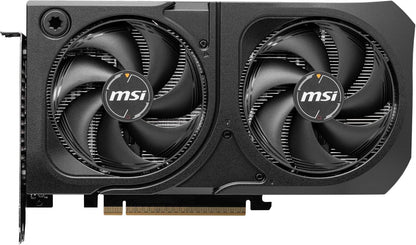 MSI GeForce RTX 5060 Ti 16G Shadow 2X OC Plus - 16GB GDDR7 (28Gbps/128-bit), PCIe 5, Boost: 2602 MHz, HDMI 2.1b, DisplayPort 2.1b, Metall Rückplatte