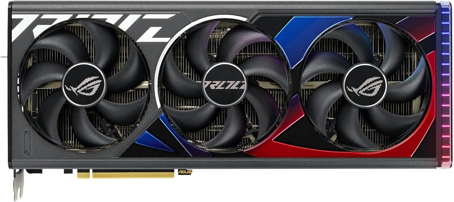 ASUS ROG Strix GeForce RTX 4090 24GB Gaming Grafikkarte (DLSS 3, PCIe 4.0, 24GB GDDR6X, HDMI 2.1a, DisplayPort 1.4a, ROG-STRIX-RTX4090-24G-GAMING)