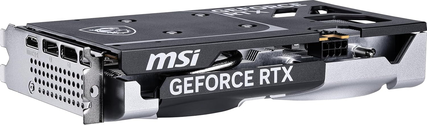 MSI GeForce RTX 5060 8G Ventus 2X OC - 8GB GDDR7 (28Gbps/128-bit), PCIe 5, Boost: 2527 Hz, HDMI 2.1b, DisplayPort 2.1b