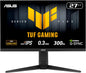 ASUS TUF Gaming VG27AQML5A QHD Monitor (27 Zoll, 2560 x 1440, 300Hz, Fast IPS, ELMB Sync, AMD FreeSync Premium, VESA DisplayHDR 400, 0,3ms Reaktionszeit, Lautsrecher, 2X HDMI, DisplayPort, Gaming AI)