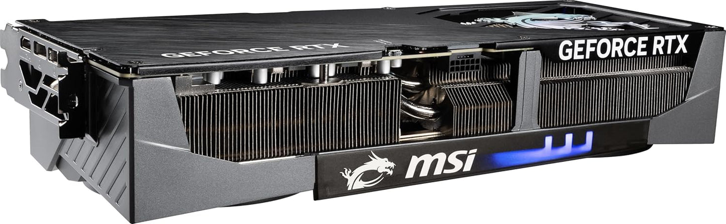 MSI GeForce RTX 5090 32G Gaming Trio OC — 32GB GDDR7 (28Gbps/512-bit), PCIe 5, Boost: 2482 MHz, HDMI 2.1b, DisplayPort 2.1b