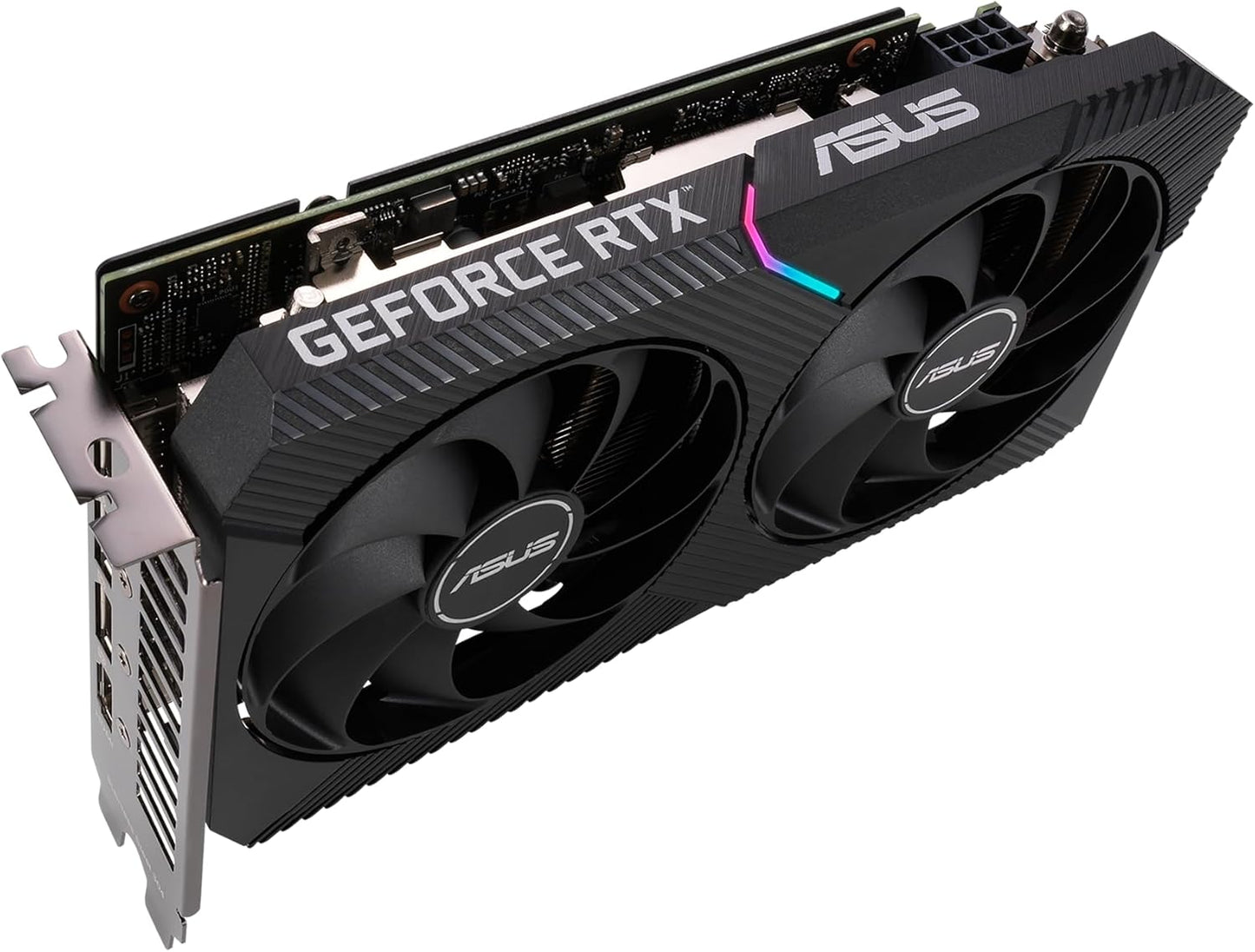 ASUS GeForce Dual RTX 3060 12GB V2 OC Edition Gaming Grafikkarte (GDDR6 Speicher, PCIe 4.0, 1x HDMI 2.1, 3x DisplayPort 1.4a, DUAL-RTX3060-O12G-V2)