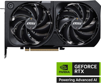 MSI GeForce RTX 5070 12G Shadow 2X OC - 12GB GDDR7 (28Gbps/192-bit), PCIe 5, Boost: 2542 MHz, HDMI 2.1b, DisplayPort 2.1b