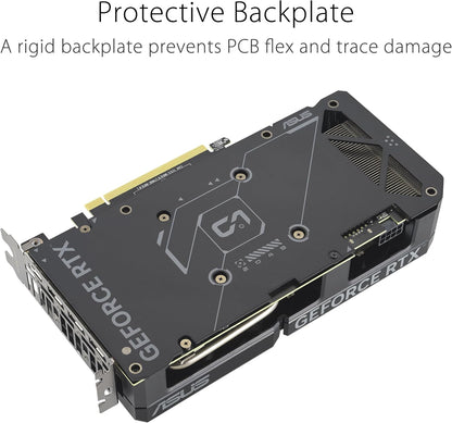ASUS Dual GeForce RTX 4060 Ti EVO OC Edition 8GB GDDR6 Gaming Grafikkarte (Nvidia RTX4060Ti EVO DLSS 3, PCIe 4.0, 1x HDMI 2.1a, 3X DisplayPort 1.4a, DUAL-RTX4060TI-O8G-EVO)