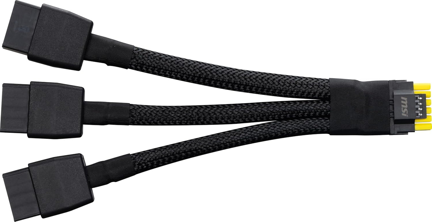 MSI GeForce RTX 5070 Ti 16G Gaming Trio OC — 16GB GDDR7 (28Gbps/256-bit), PCIe 5, Boost: 2572 MHz, HDMI 2.1b, DisplayPort 2.1b