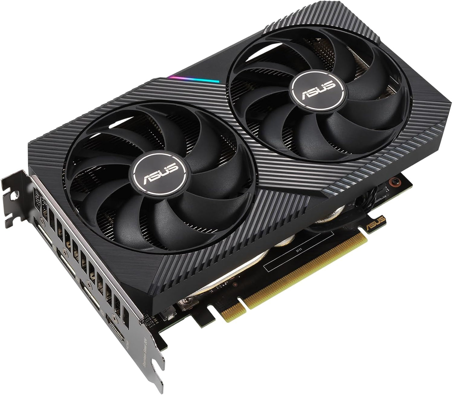 ASUS GeForce Dual RTX 3060 12GB V2 OC Edition Gaming Grafikkarte (GDDR6 Speicher, PCIe 4.0, 1x HDMI 2.1, 3x DisplayPort 1.4a, DUAL-RTX3060-O12G-V2)