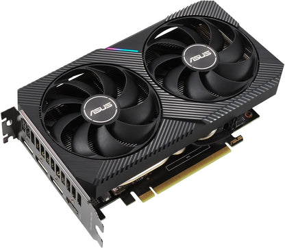 ASUS GeForce Dual RTX 3060 12GB V2 OC Edition Gaming Grafikkarte (GDDR6 Speicher, PCIe 4.0, 1x HDMI 2.1, 3x DisplayPort 1.4a, DUAL-RTX3060-O12G-V2)