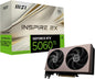 MSI GeForce RTX 5060 Ti 16G Inspire 2X OC - 16GB GDDR7 (28Gbps/128-bit), PCIe 5, Boost: 2617 MHz, HDMI 2.1b, DisplayPort 2.1b