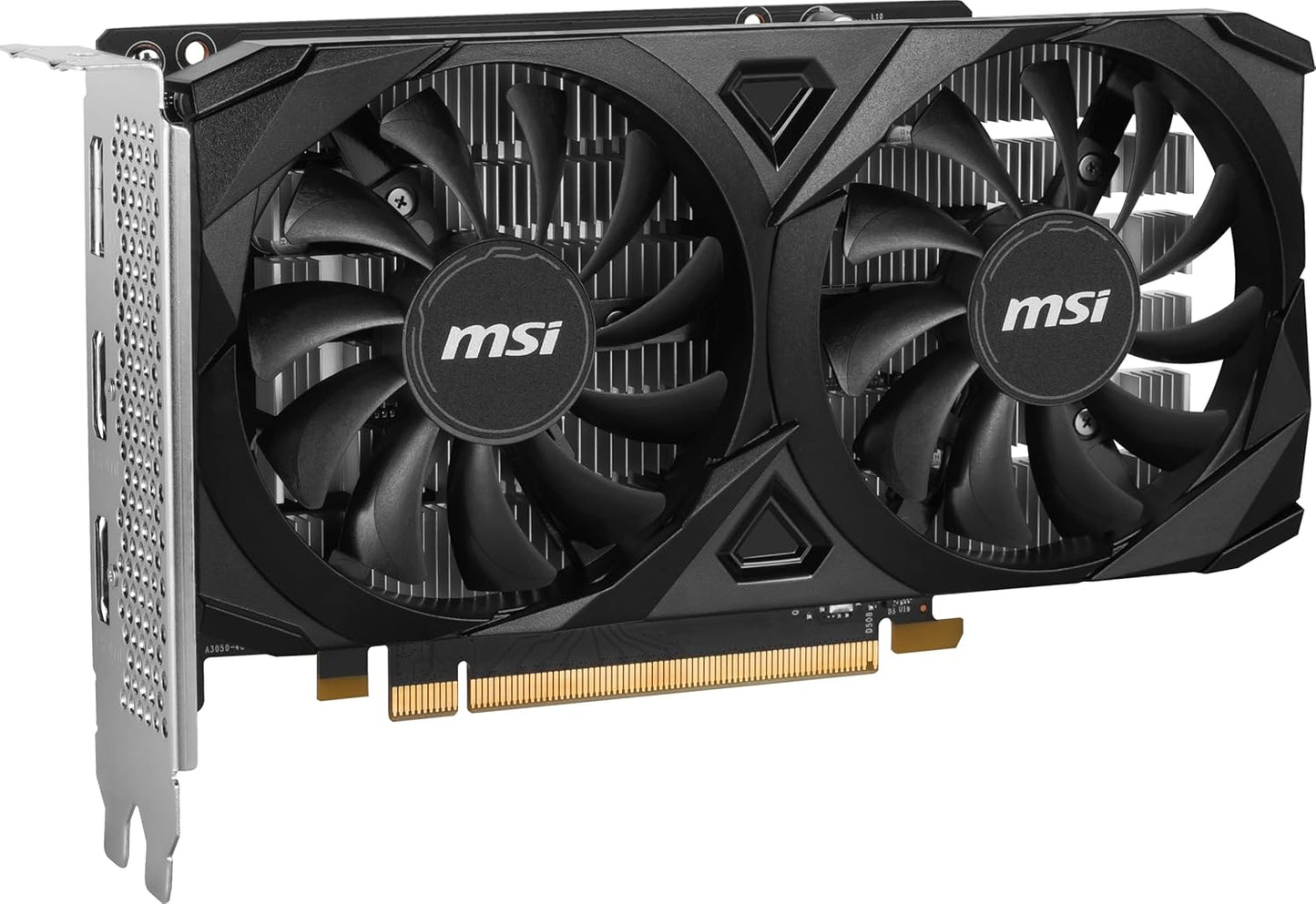 MSI GeForce RTX 3050 Ventus 2X E 6G OC - 6GB GDDR6, 14 Gbps, 96-bit