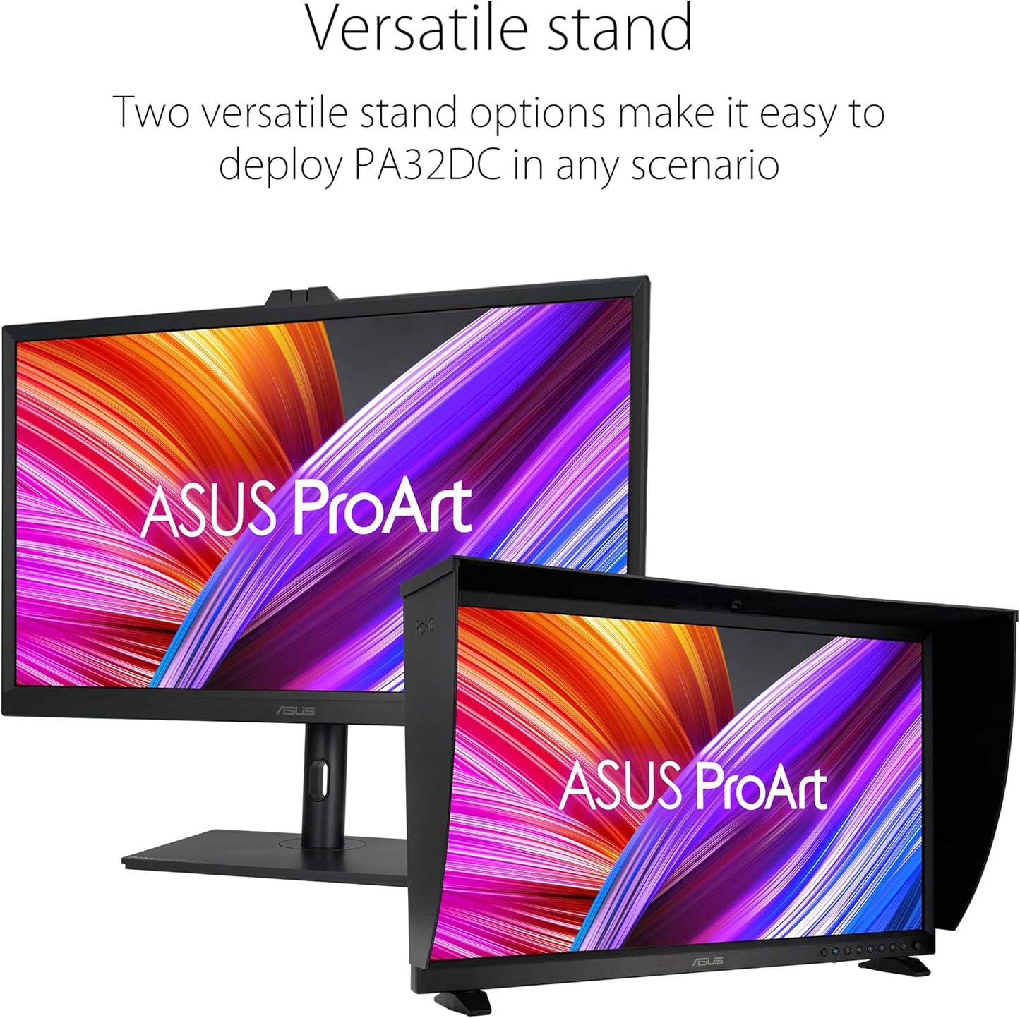 ASUS ProArt OLED PA32DC - 32 Zoll 4K UHD Professioneller Monitor - 16:9, 3840x2160, 10-bit - Kolorimeter, Auto Kalibrierung, ergonomisch, Calman, DisplayHDR 400 - DP, HDMI, 65W USB-C, USB-Hub