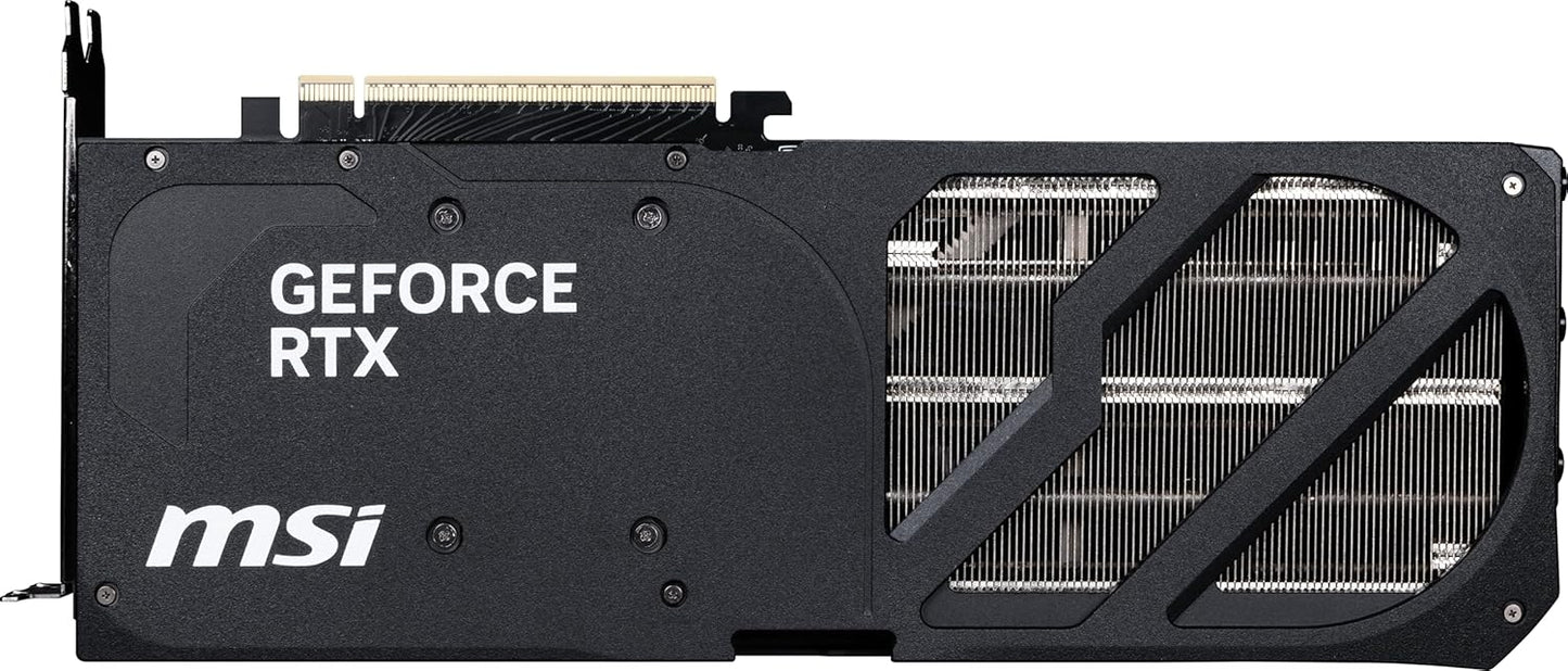 MSI GeForce RTX 5070 Ti 16G Shadow 3X OC — 16GB GDDR7 (28Gbps/256-bit), PCIe 5, Boost: 2482 MHz, HDMI 2.1b, DisplayPort 2.1b