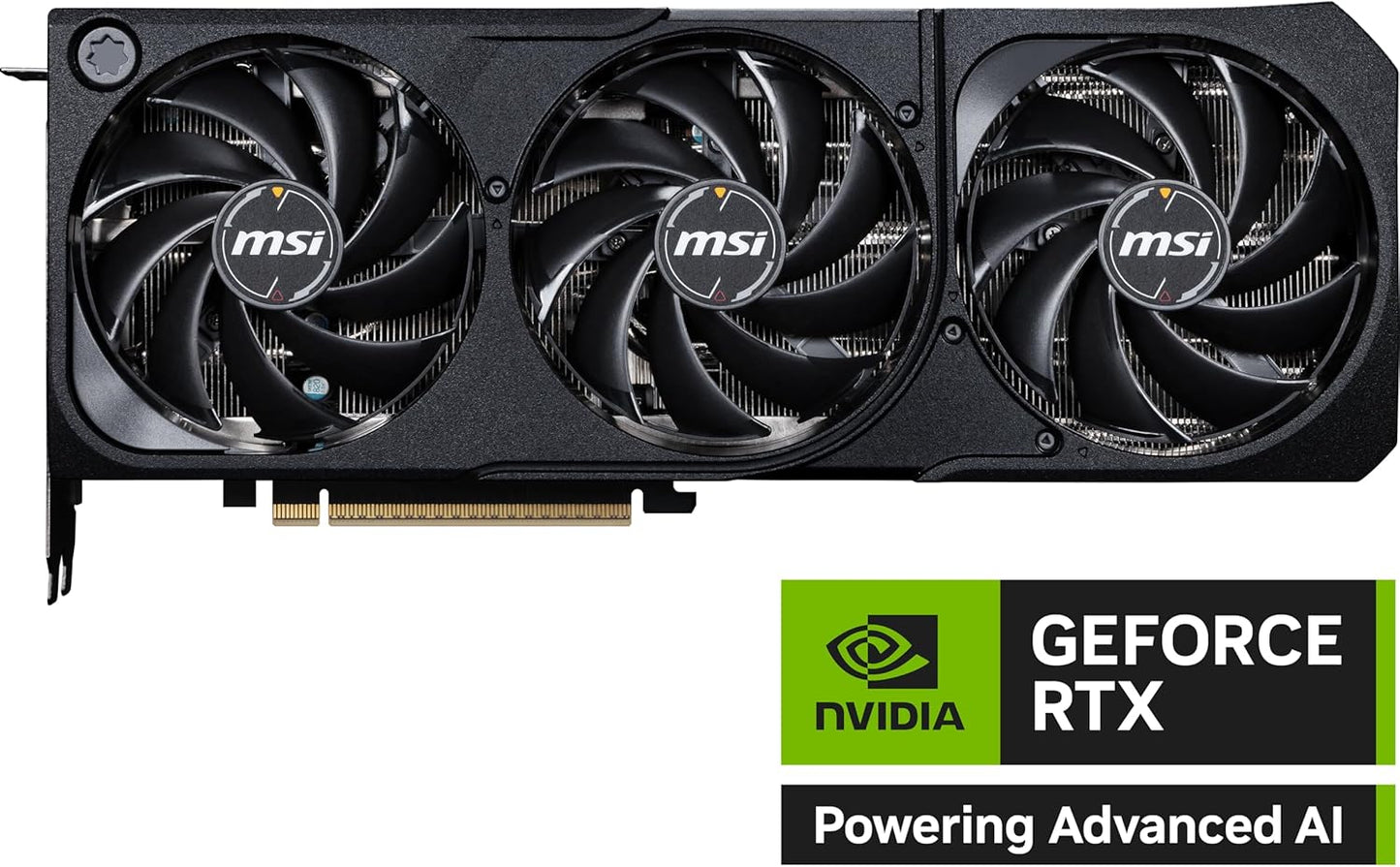 MSI GeForce RTX 5070 Ti 16G Shadow 3X OC — 16GB GDDR7 (28Gbps/256-bit), PCIe 5, Boost: 2482 MHz, HDMI 2.1b, DisplayPort 2.1b