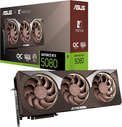 ASUS GeForce RTX 5080 16GB GDDR7 Noctua OC Edition Gaming Grafikkarte